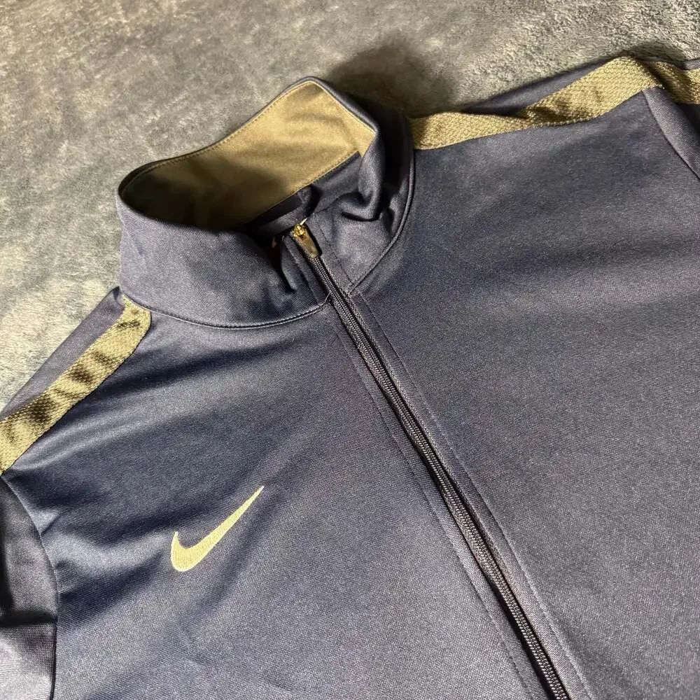 Nike Epic Full Zip Training Track Jacket Blue Size M